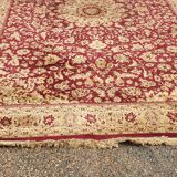 Oriental silk wool rug