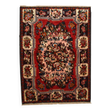 Tapis vintage fait main Bakhtiari persan 114cm x 152cm (1970s)