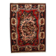 Tapis vintage fait main Bakhtiari persan 114cm x 152cm (1970s)