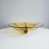 Yellow glass cup
