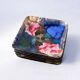 Set of 6 modernist enamel soy dishes by J. Capo Esmaltes, Spain, 1970s