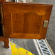Buffet, rustic sideboard in solid cherry wood, 20th century
