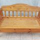 Vintage pine bench