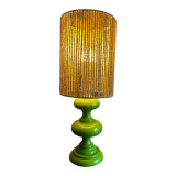1970s apple green lamp