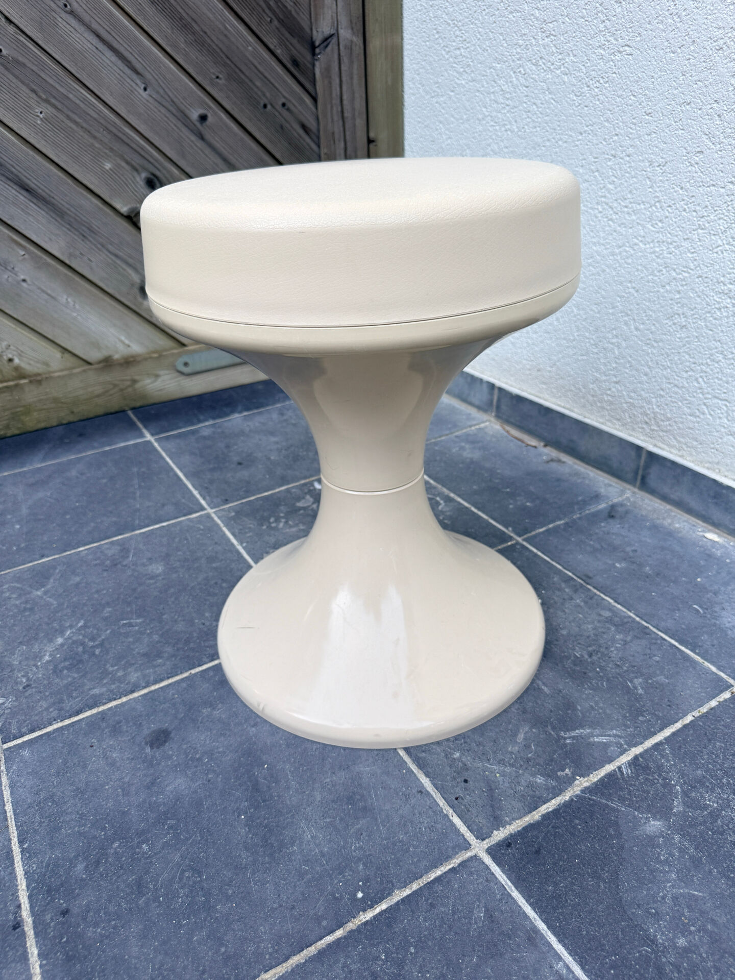Space Age stool German 70s – attributed to EMSA – Western Germany