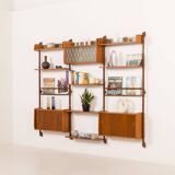Ergo three bay wall unit by John Texmon, Norway 1960s.