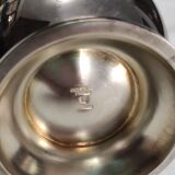 tea and coffee set 5 pieces in silver metal Gallia for Christofle model "Malmaison"