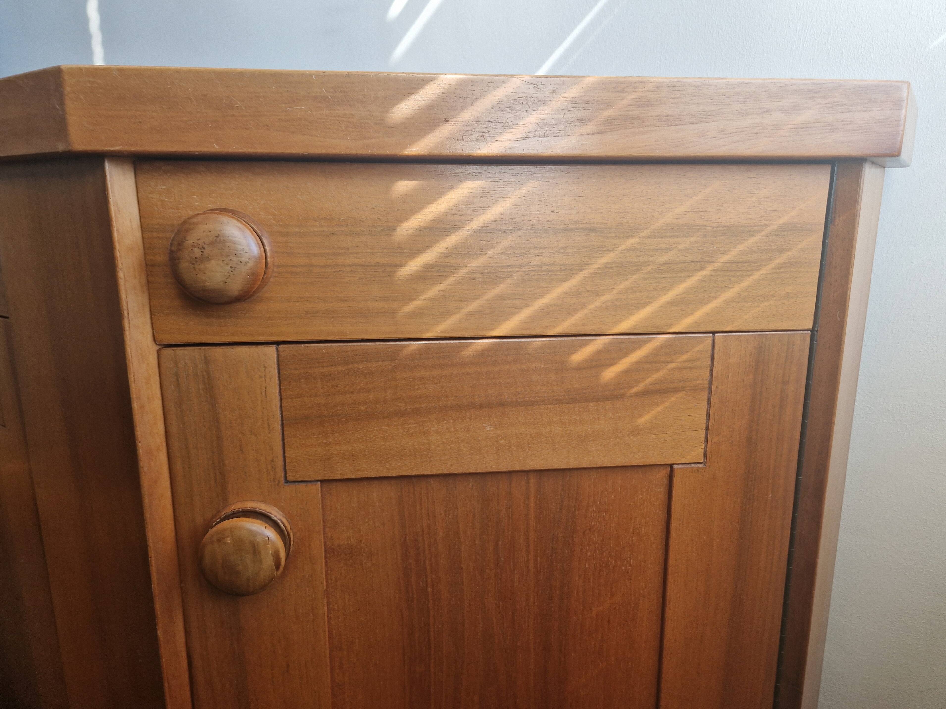 Walnut sideboard by Silvio Coppola for Bernini, Italy 1960's