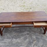 Farm table in oak with drawers