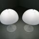 Set of 2 XL Panthella table lamps by Verner Panton 1970's