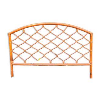 Old rattan headboard / 70s / vintage