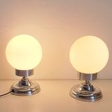 Pair of bedside lamps
