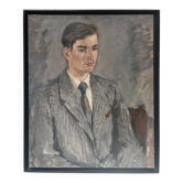 Portrait of a Young Man, oil on canvas signed