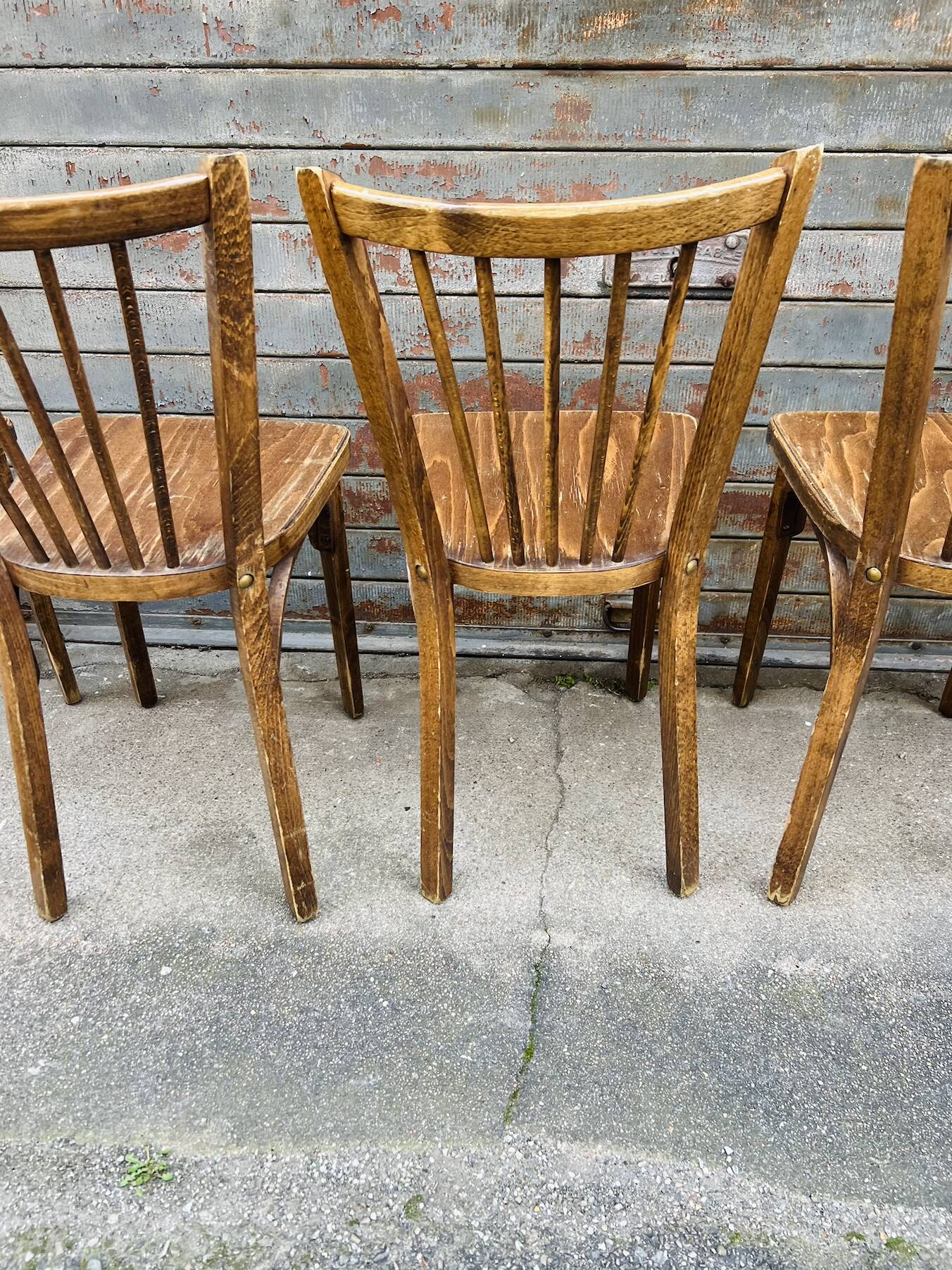(Lot) 5 Baumann chairs model 83