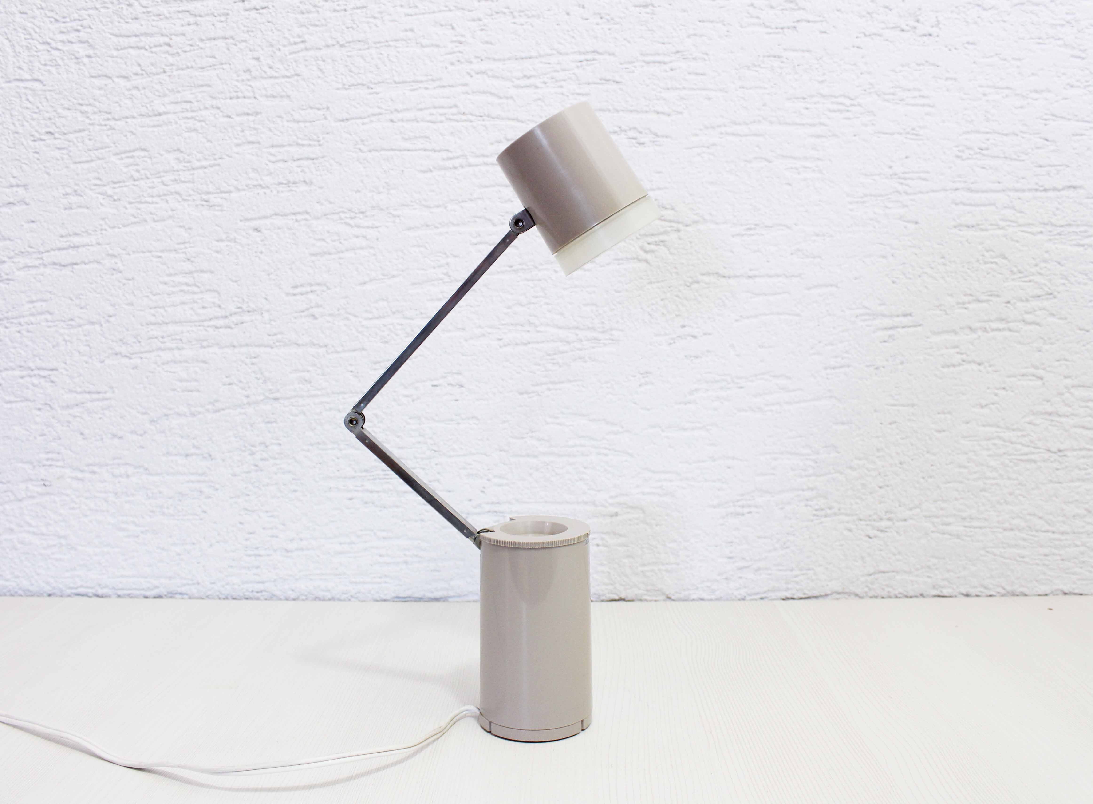 Vintage articulated bedside lamp