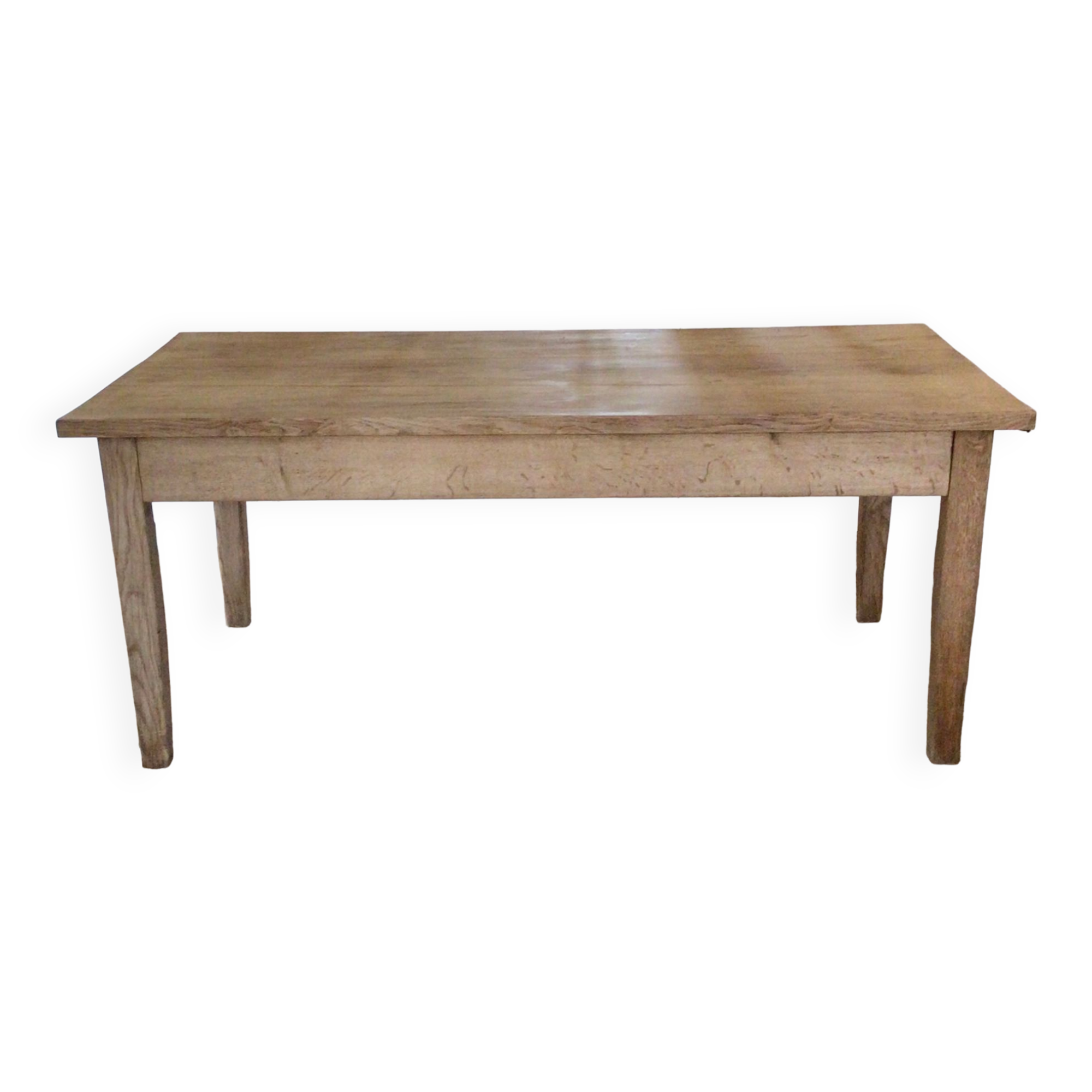 Table de ferme en chêne 1m80