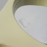 Vintage Plastic Bathroom Wall Shelf with Mirror