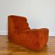 Chauffeuse / Fauteuil orange - Vintage - Design