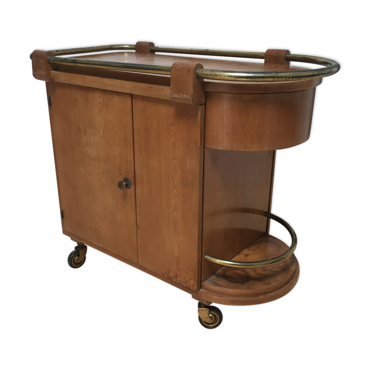 Furniture bar a roulette art deco