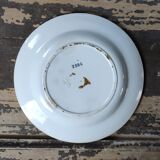 Set of four flat plates in iron earth