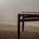 Vintage Teak Coffee Table, Mid Century Modern, Sculptural Arched Stretchers