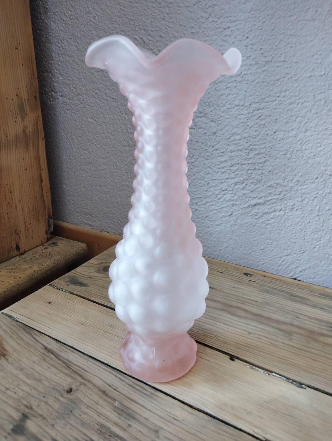 Pink vase