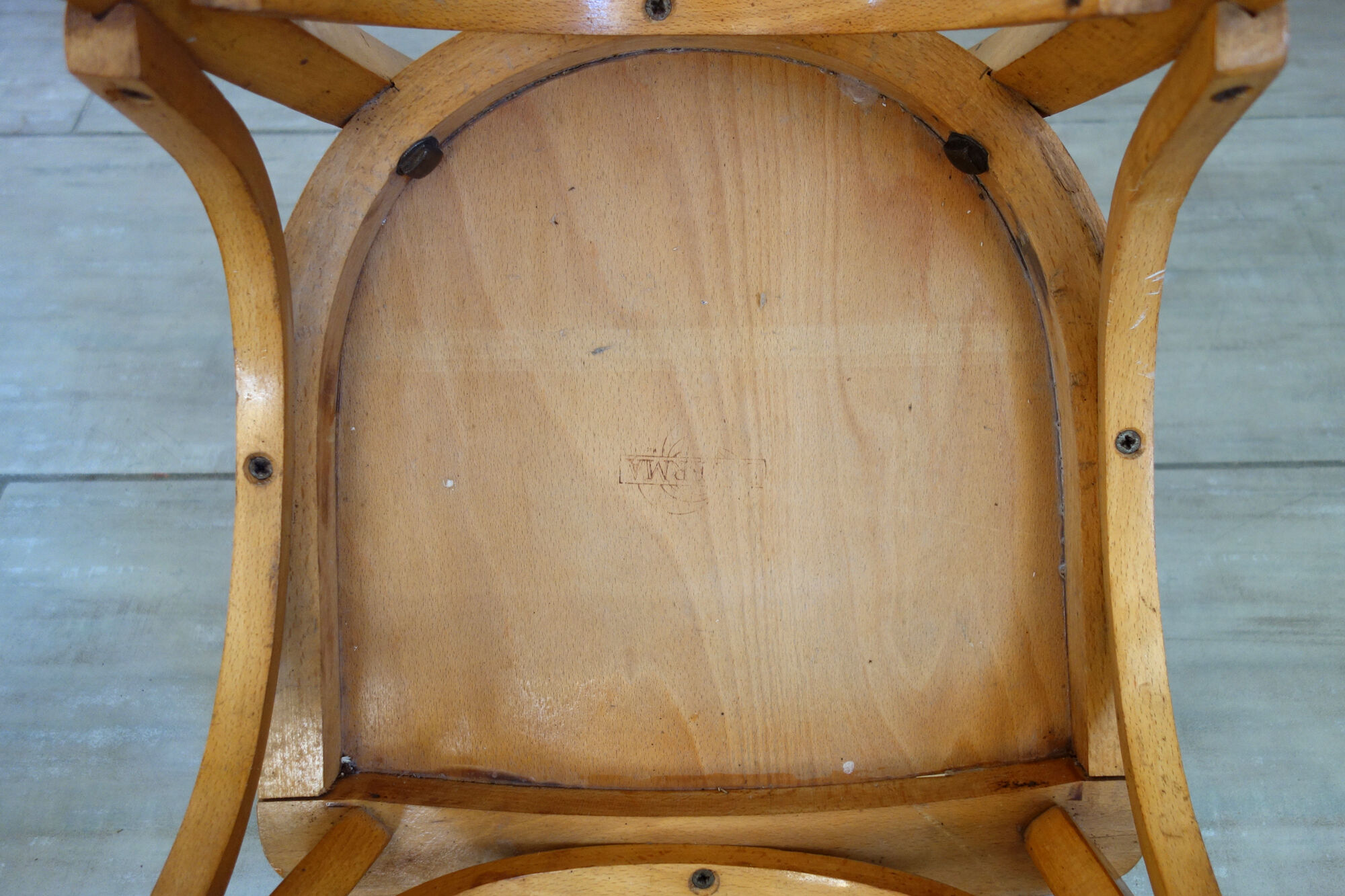 Pair of vintage Luterma bistro chairs