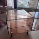 Set of 6 vintage smoked plexiglass modules – 70s/80s – Roche Bobois style