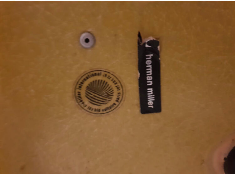 Charles and ray eames chair, dsx model, edited by herman millar for mobilier international