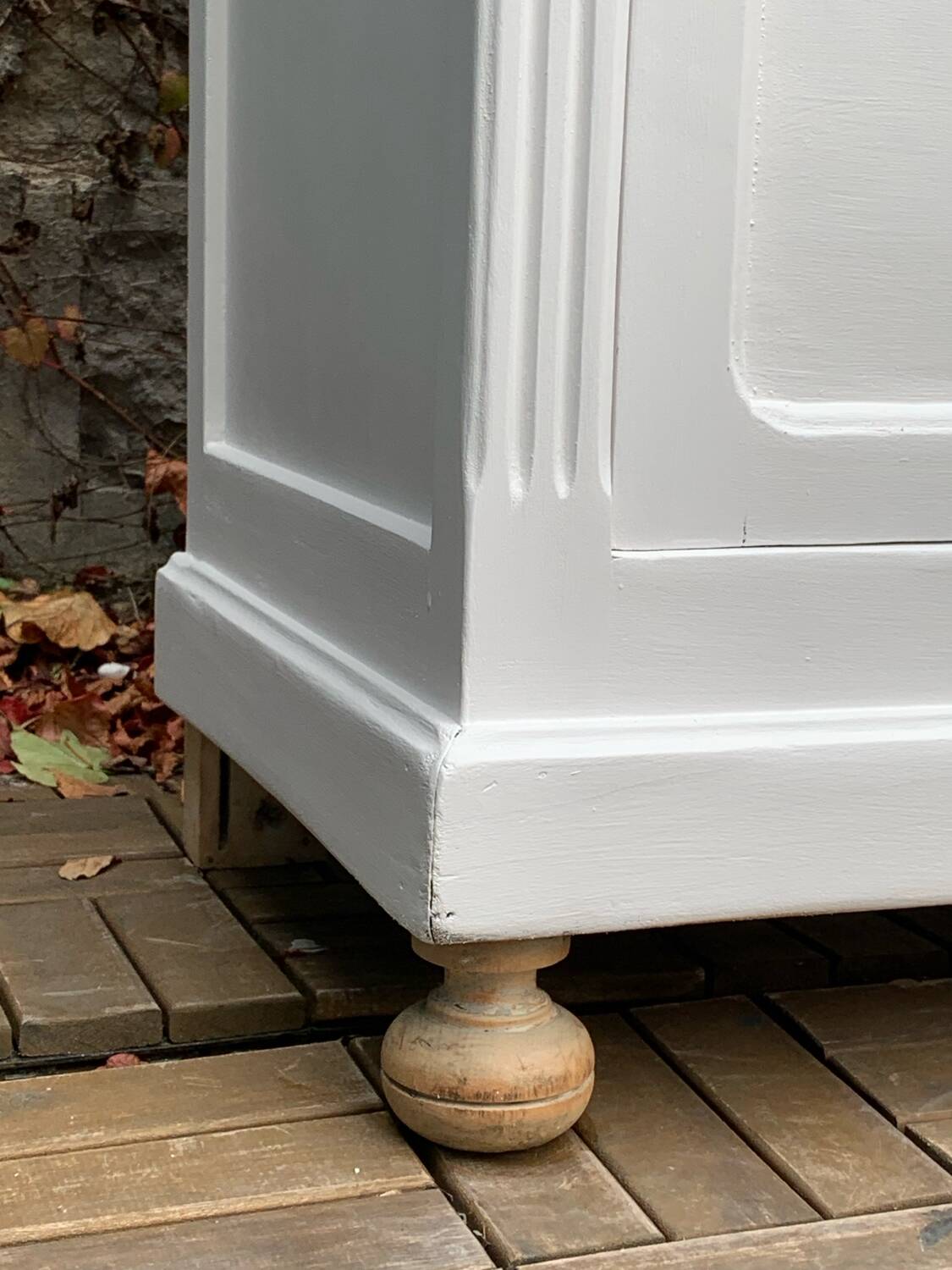 Antique Parisian glass cabinet H150