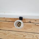 Pair of vintage gold and black wall lights
