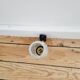 Pair of vintage gold and black wall sconces