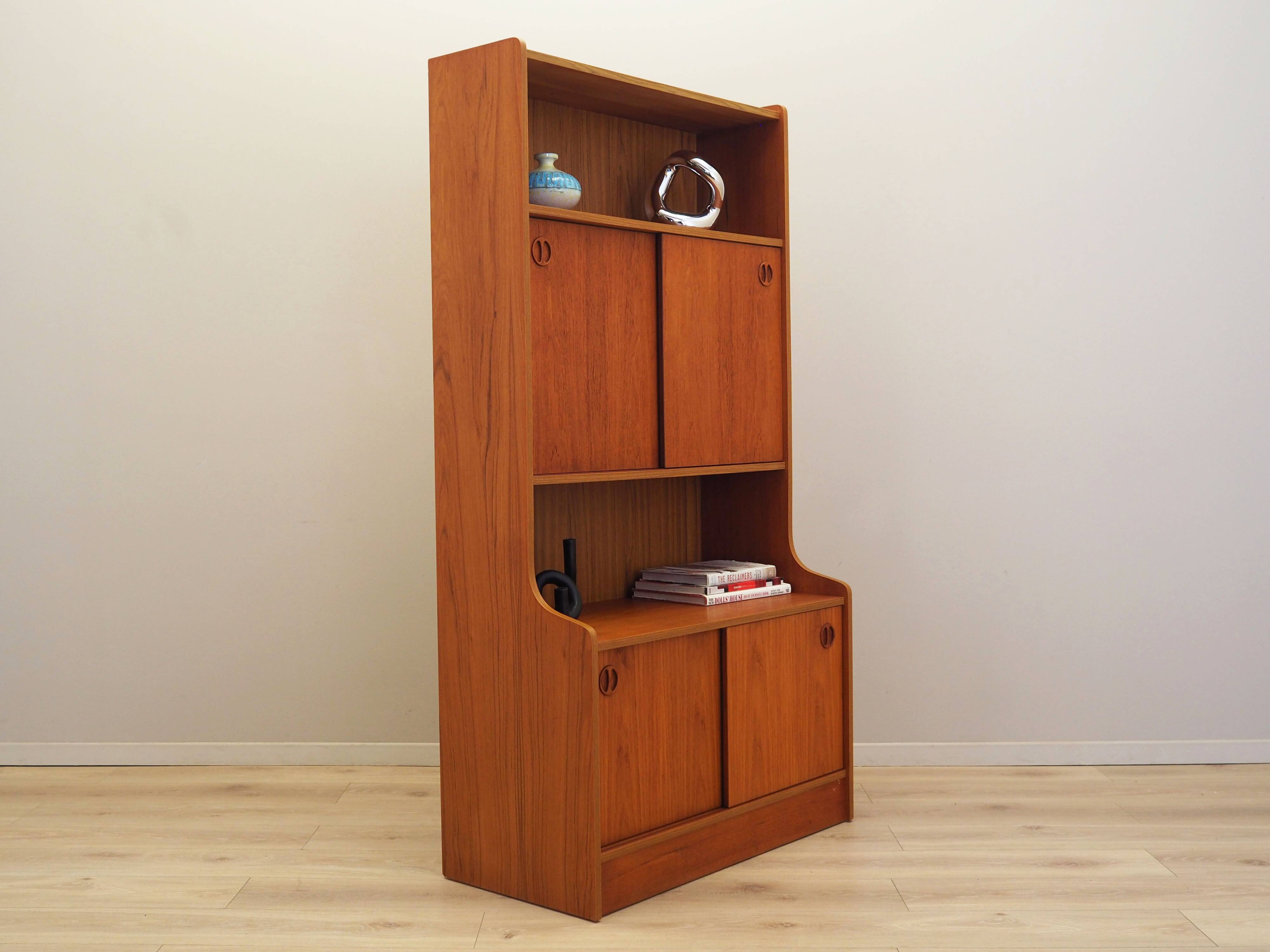 Teak bookcase, Danish design, 1960s, production: Denmark
