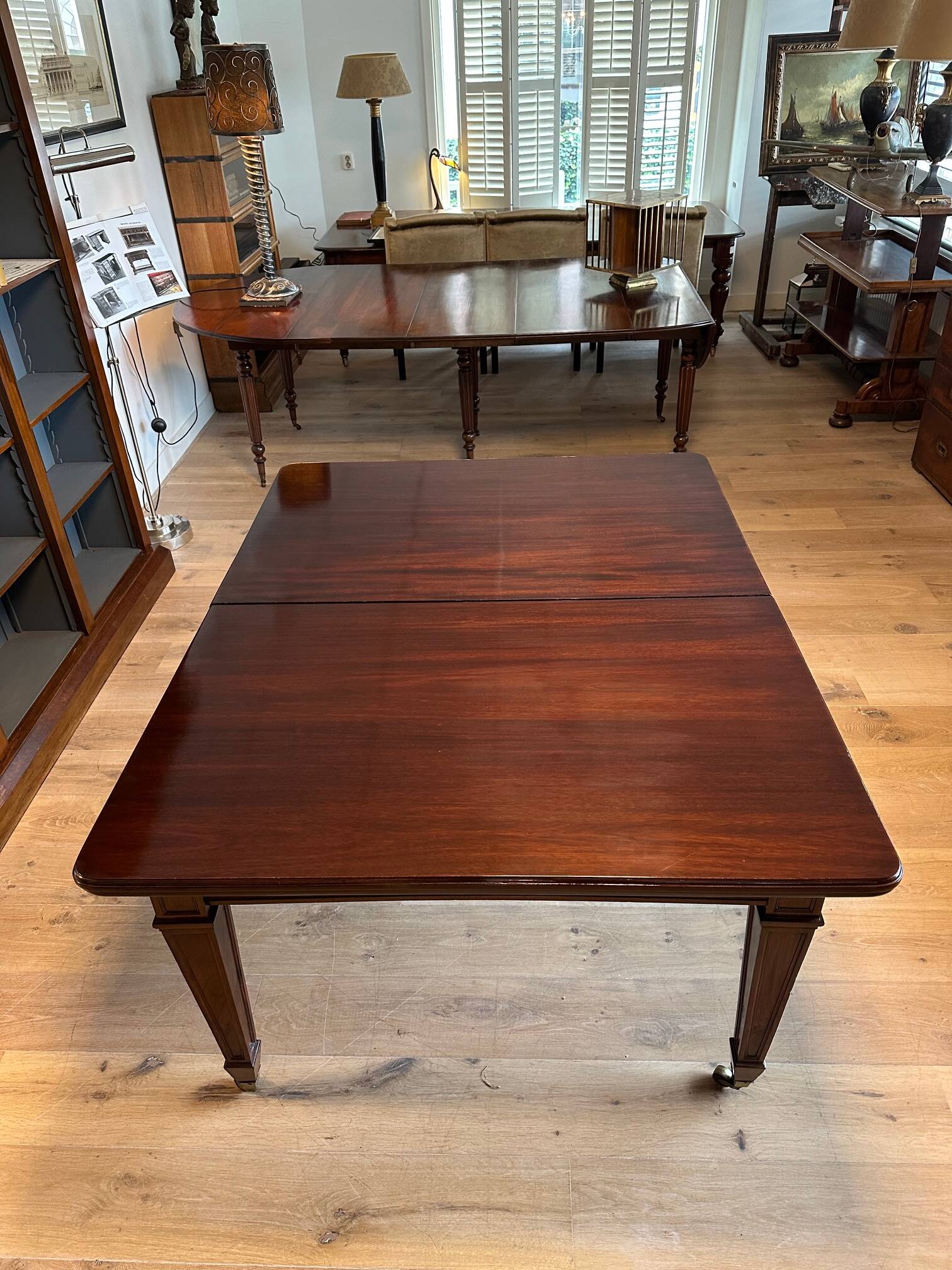 Large antique dining table