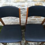 Scandinavian chairs in skaï