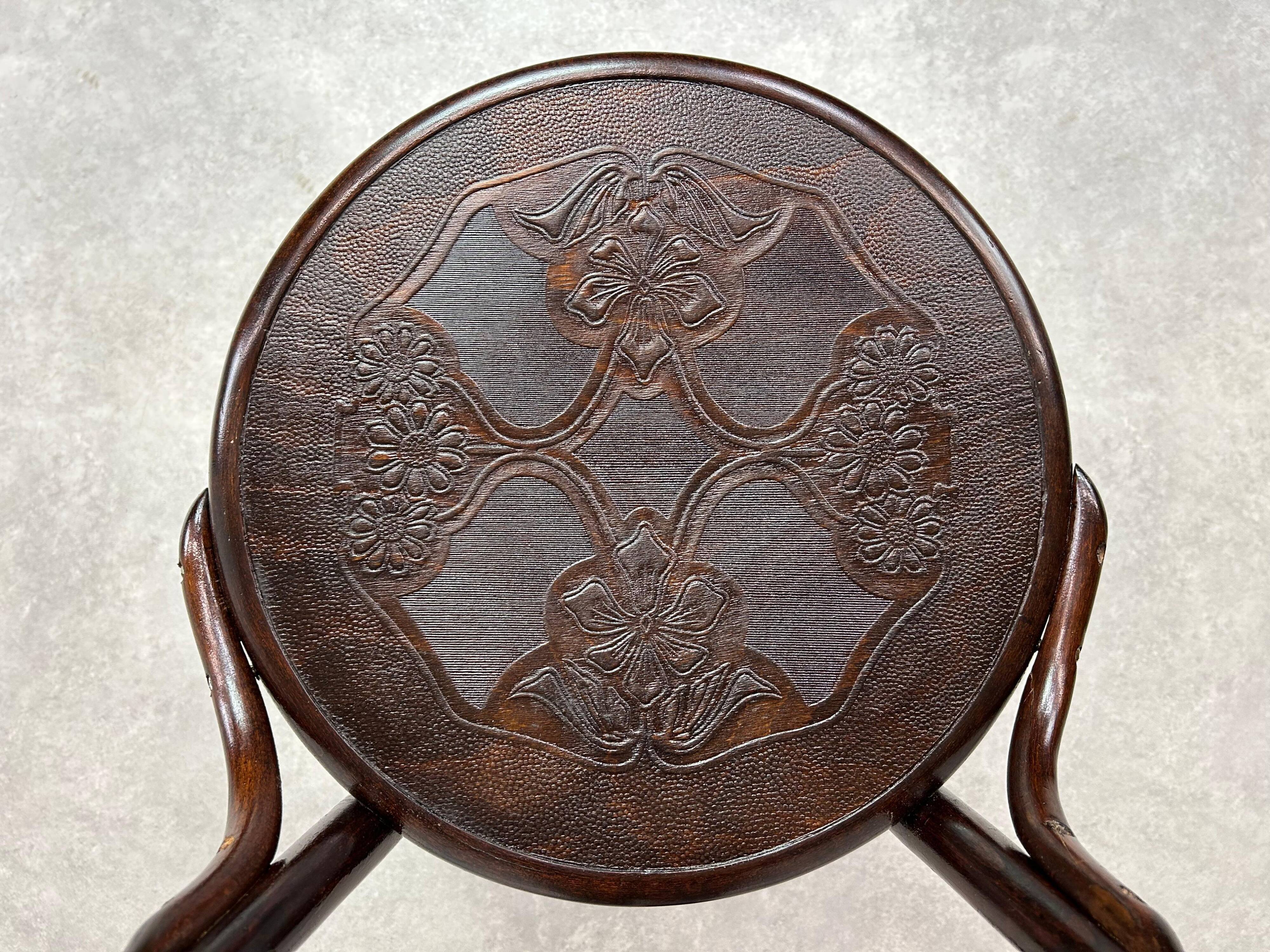 Bentwood dining chair by Thonet