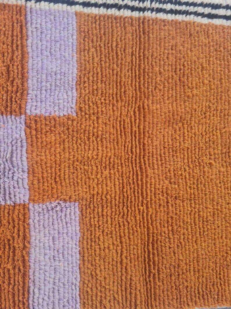 Handmade traditional pure wool rug size 2/3 m