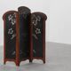 Art Nouveau Three-Panel Metal Firescreen, France ca. 1910
