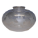 Suspension TULIPE of LAMP XIXth CRYSTAL Blown decorated with engraved vine leaves and grapes