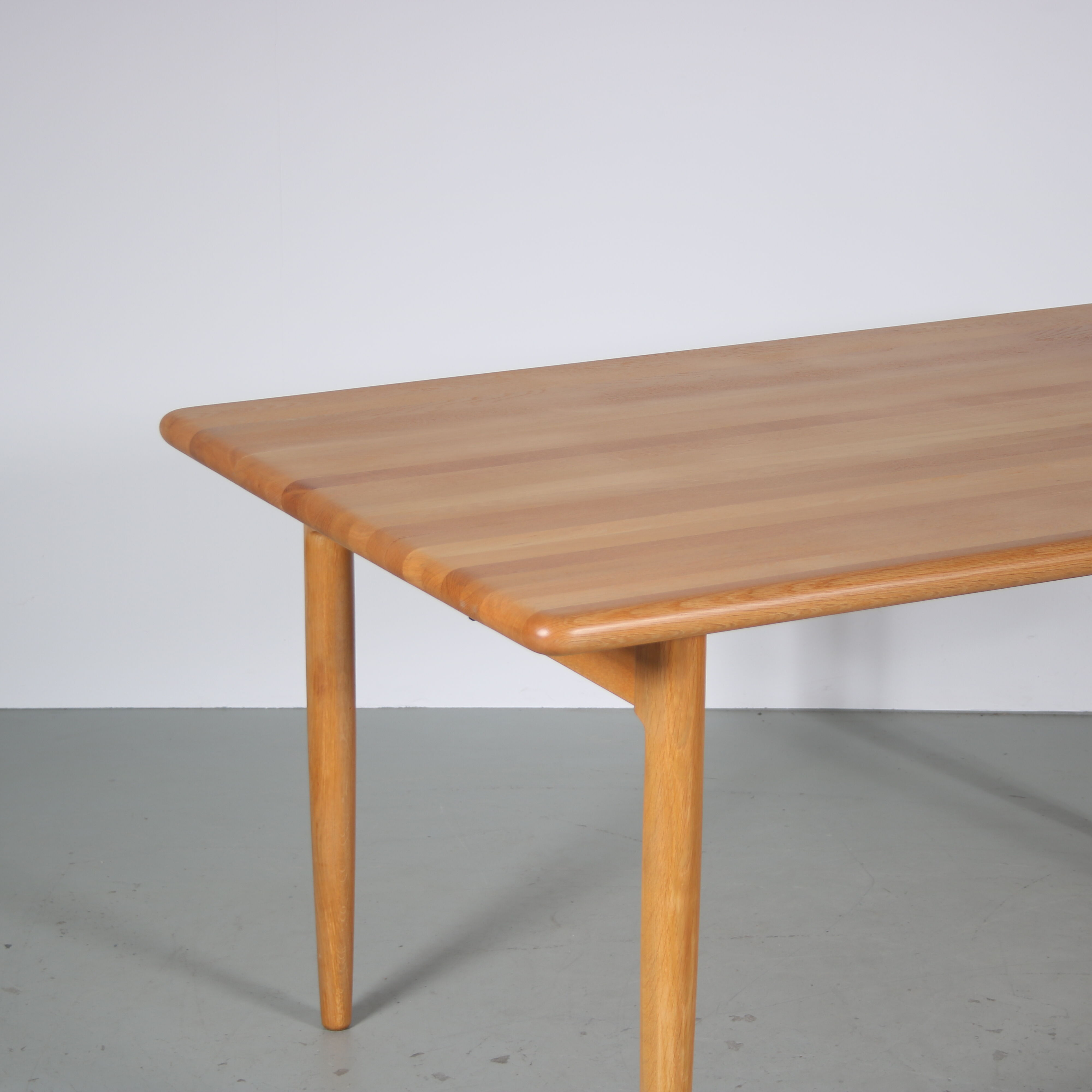 1970s Oak wooden dining set by Moller, Denmark