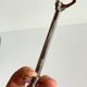 Long vintage chrome metal sugar tongs