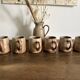 Vintage complete stoneware service – 6 mugs & jug Vallauris