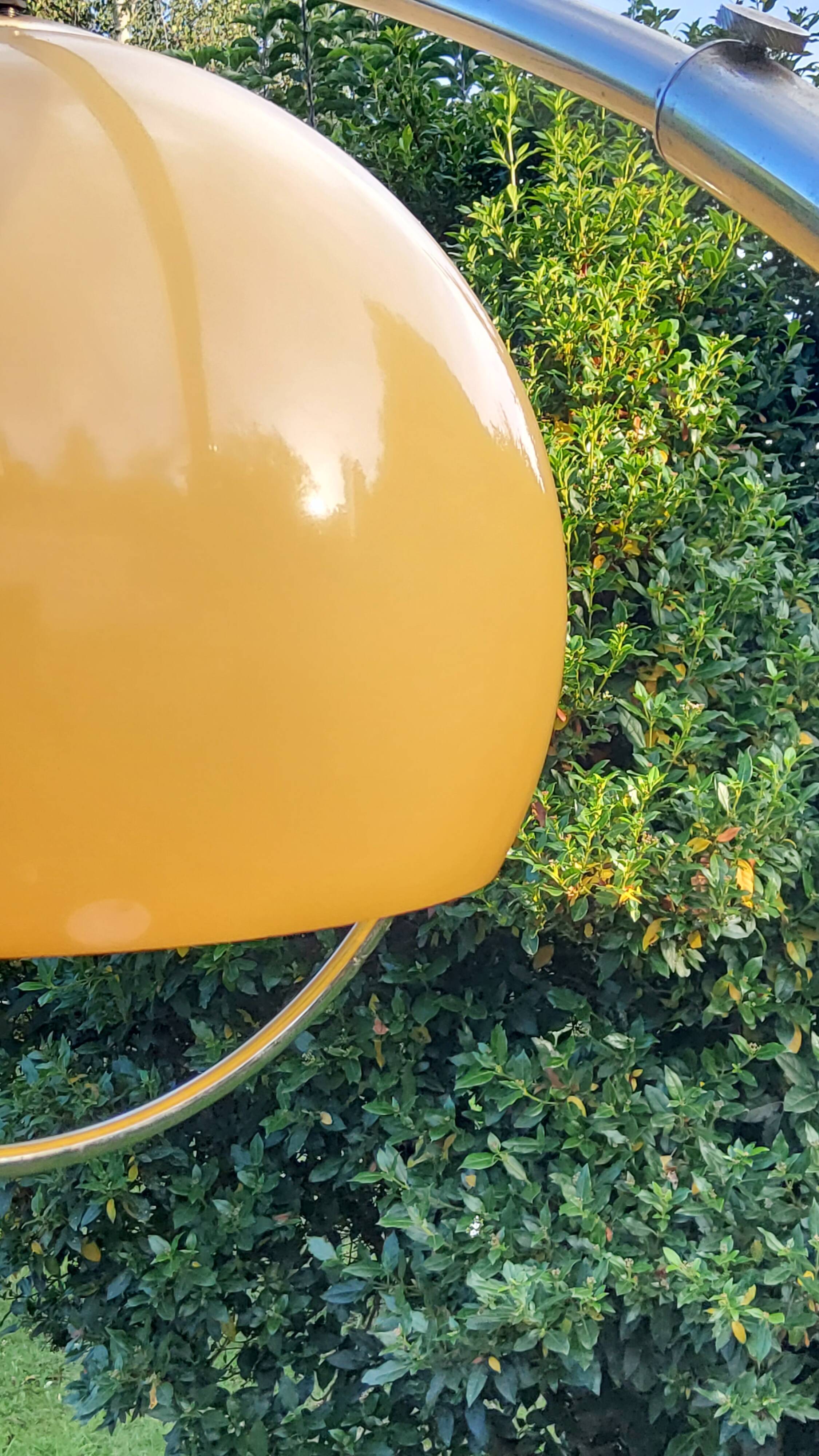 Arco telescopic design floor lamp from the 70s, marble base, chrome rod, plastic lampshade