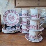 Churchill 24-piece earthenware dessert service, the Georgian collection