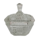 Cut glass sugar bowl