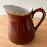 Glazed terracotta pitcher