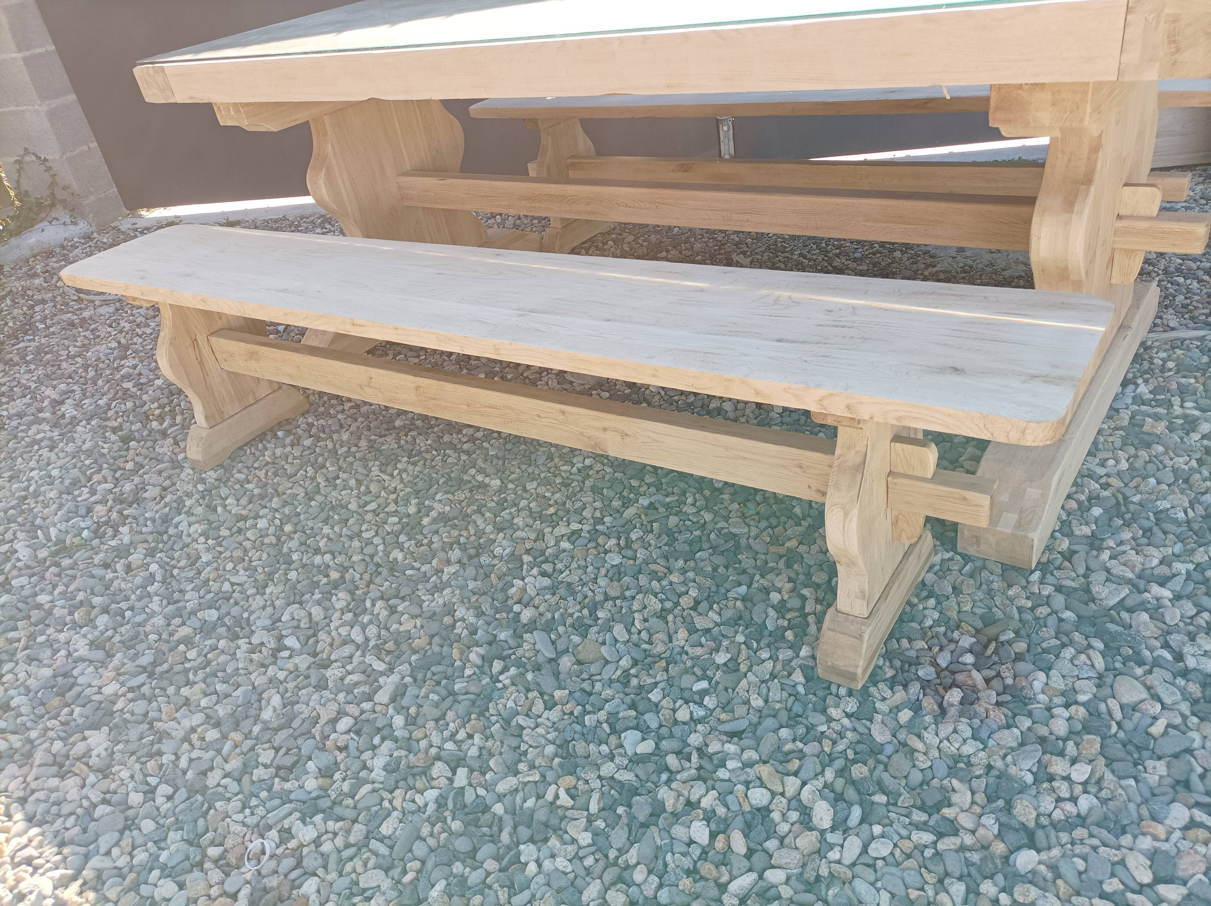 Monastery table with 2 benches