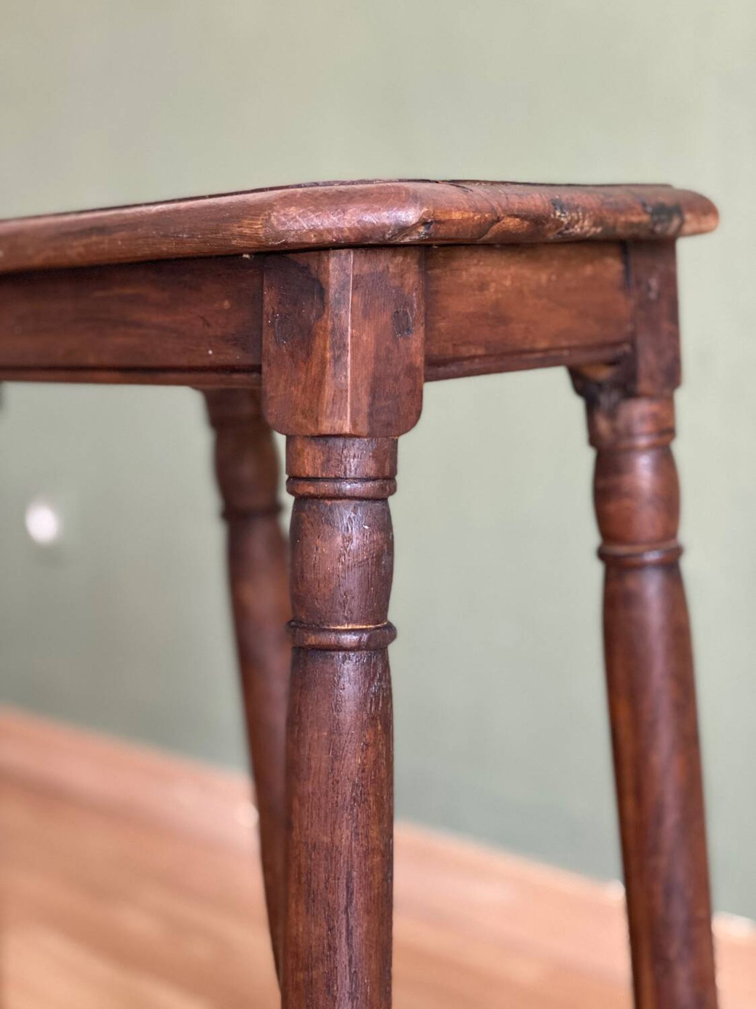 Antique wooden stool