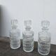 Vintage glass bottles flasks