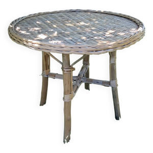 Table d’appoint en - rotin